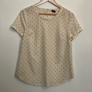 Polka dot blouse